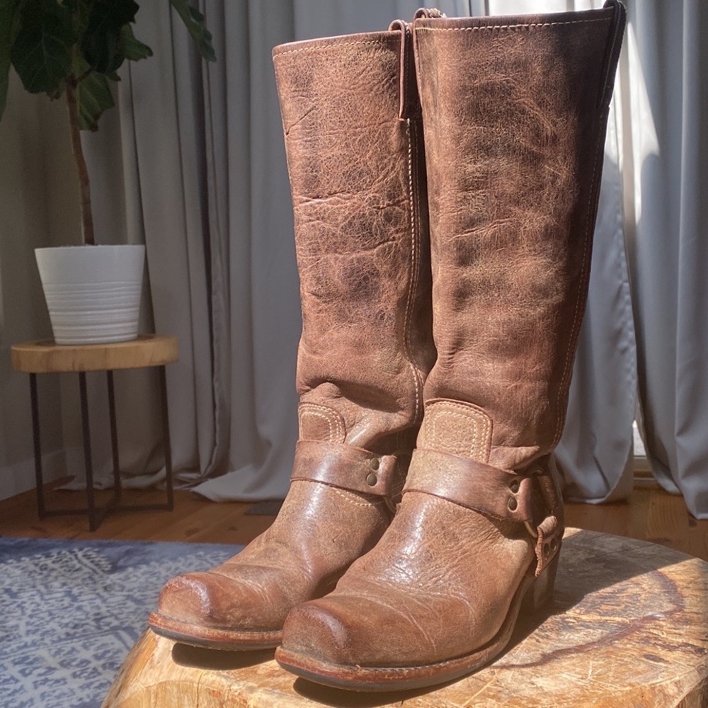 FRYE Vintage Harness Tall Boot 15R